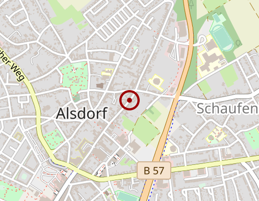 Karte: Wohnanlage für Senioren und Behinderte "An der Stadthalle"