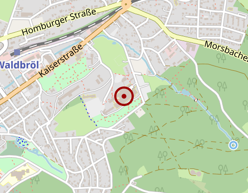 Karte: Kreiskrankenhaus Waldbröl