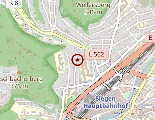 Karte: Netzwerk - Hilfe zum Leben