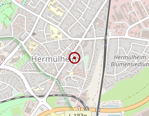 Karte: AOK Rheinland/Hamburg - Geschäftsstelle: Hürth