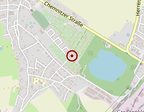 Karte: Vollstationäre Pflegeeinrichtung für pflegebedürftige behinderte Menschen "Am Kirchfeld"