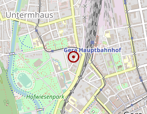 Karte: DRK KV Gera e.V. Sozialstation