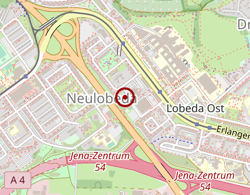 Karte: AWO Ambulanter Pflegedienst Jena