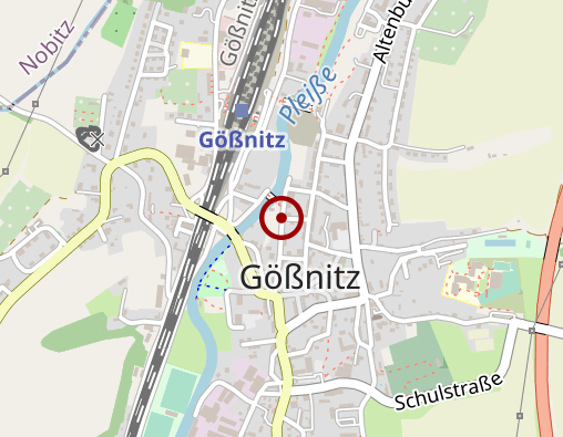 Karte: AWO AJS gGmbH Sozialstation Gößnitz