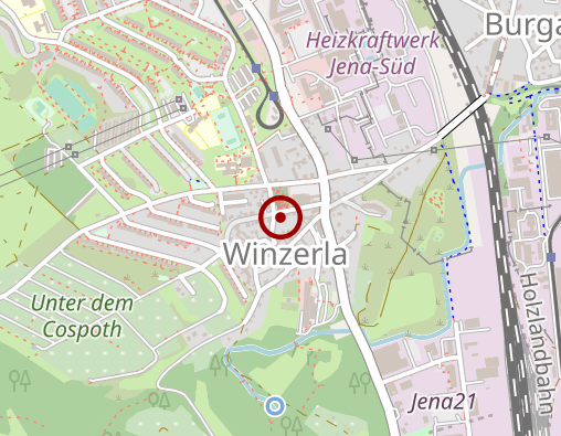 Karte: Saale-Taxi-Jena