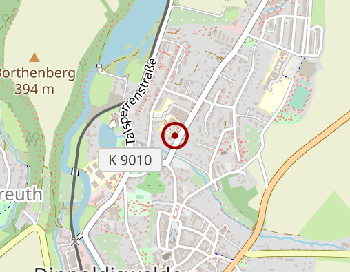 Karte: Tele-Portal-Klinik Dippoldiswalde Andrea Weiß - Pflegeberatung