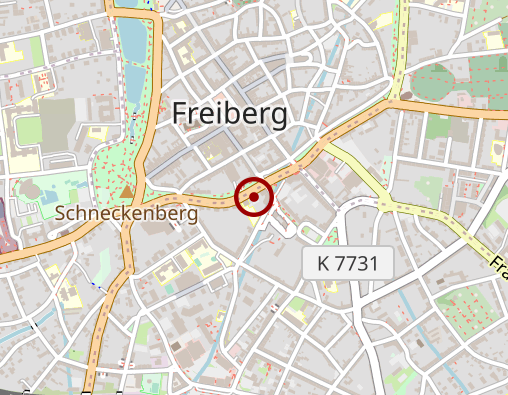 Karte: Generationenbrücke Freiberg