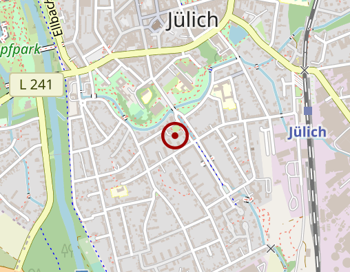 Karte: AOK Rheinland/Hamburg - Geschäftsstelle: Jülich