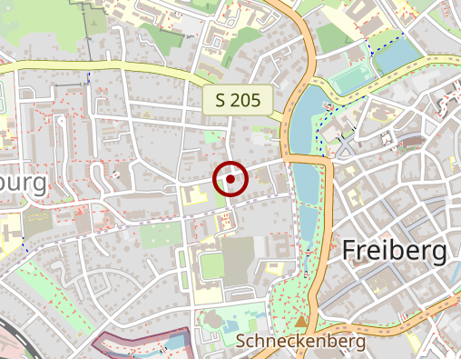 Karte: Volkssolidarität Regionalverband Freiberg e.V. Tagespflege Freiberg