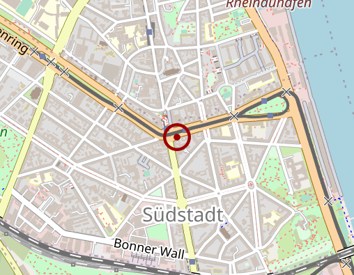 Karte: Ubier-Apotheke