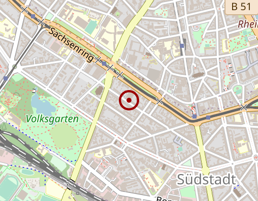 Karte: Zentrum für Ergotherapie Köln-Südstadt