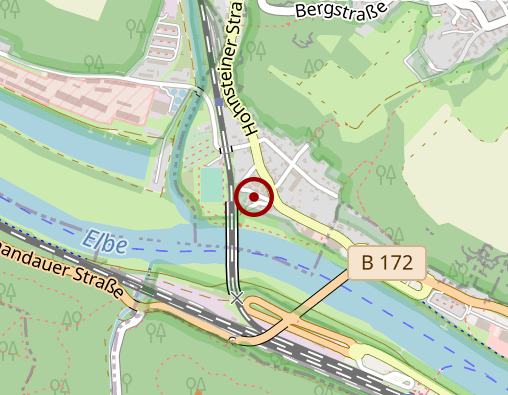 Karte: Seniorenhelfer Sachsen GmbH - Angebot Bad Schandau