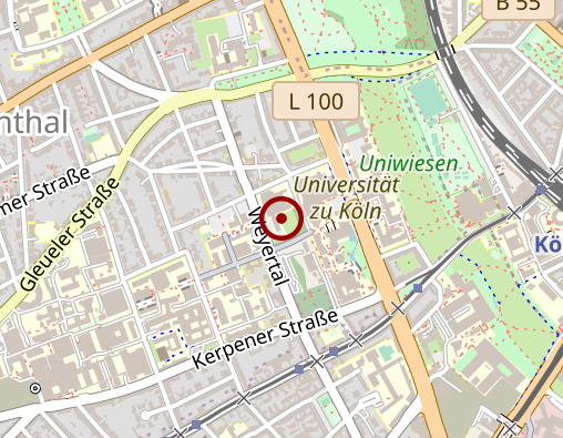 Karte: PhysioTherapie Weyertal gGmbH