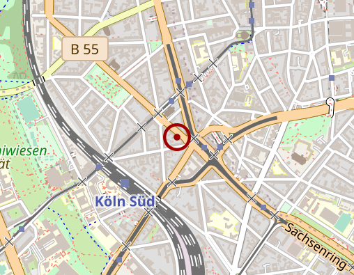 Karte: Diakonie Michaelshoven- Hilfe bei psychischer Erkrankung, sozialen Schwierigkeit Betreutes Wohnen,