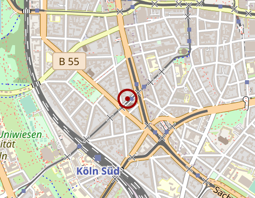 Karte: Bestattungshilfe Köln Devian GmbH