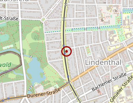 Karte: Stadtwaldpraxis für Ganzheitsmedizin