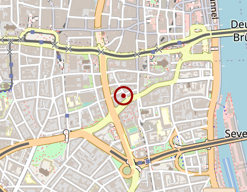 Karte: Betreutes Wohnen Köln Wohnverbund Haus Agathaberg Stiftung Die Gute Hand