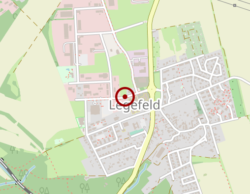 Karte: TWSD wohnen plus … gGmbH Pflegezentrum Weimar-Legefeld