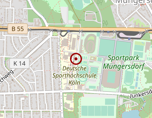Karte: Zentrum für Gesundheit der Deutschen Sporthochschule Köln