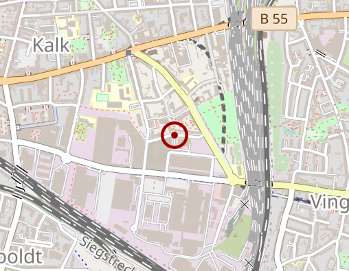 Karte: GWK Gemeinnützige Werkstätten Köln GmbH