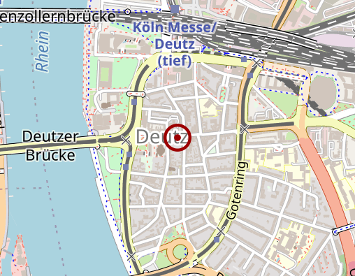 Karte: Deutscher Verband f. Physiotherapie - Zentralverband der Physiotherapeuten