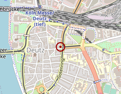 Karte: Deutzer Schlüsseldienst