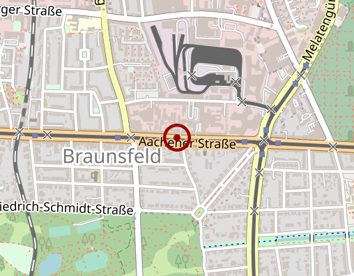 Karte: Beerdigung Bestattung Blatzheim