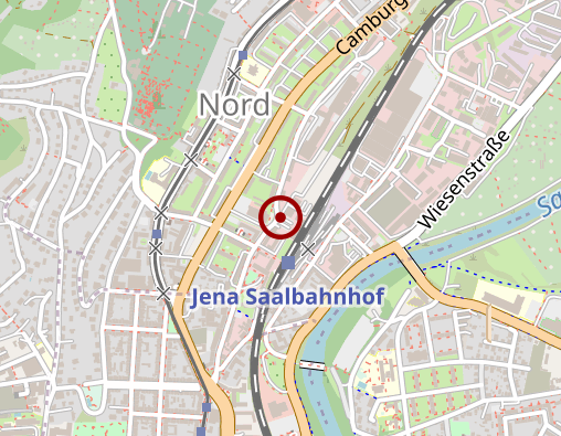 Karte: Tagespflege Am Saalbahnhof