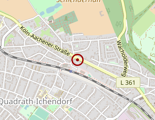 Karte: K² – Kahlen in Quadrath – Logopädische Praxis