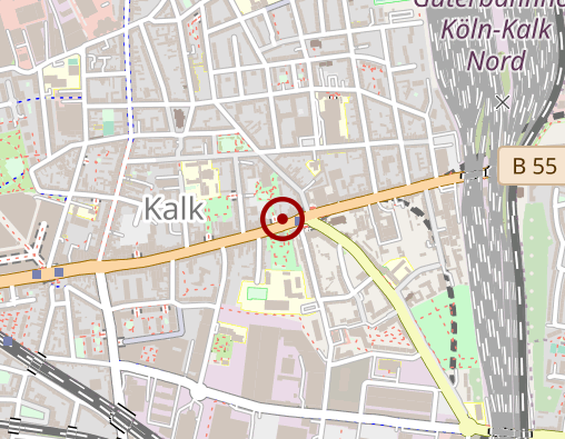 Karte: Taxi-Ruf Köln, Taxi-Rufsäule