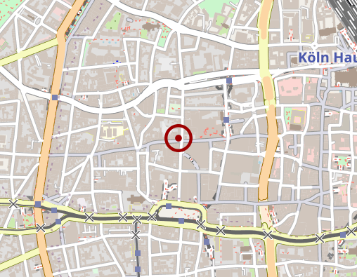 Karte: Hellriegel - Thoms - Janßen Rückenzentrum Köln GmbH