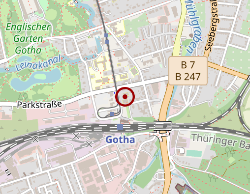 Karte: Senowa Seniorenresidenz An der Waldbahn