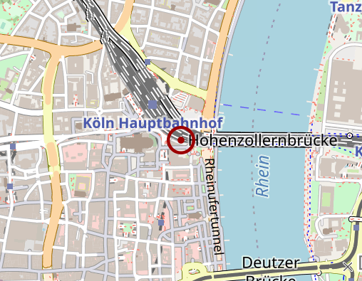 Karte: Apotheke im Hauptbahnhof