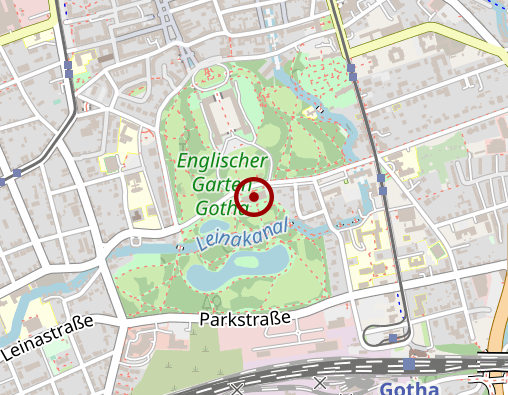 Karte: "Haus am Kurpark" Pflegeheim für seelisch behinderte Menschen