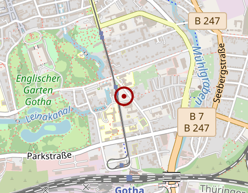 Karte: Psychotherapeutische Praxis für Kinder u. Jugendliche Beate Brandt