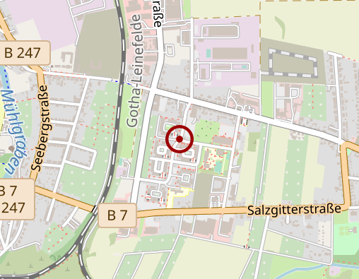 Karte: Volkssolidarität Thüringen gGmbH - Tagesbetreuung Gotha-Siebleben