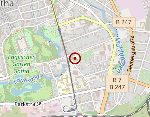 Karte: AWO Häuslicher Pflegedienst Gotha