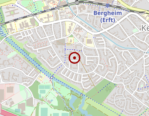 Karte: Funkmietwagen Bergheim