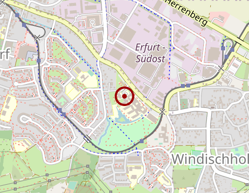 Karte: Katholisches Krankenhaus "St. Johann Nepomuk" Erfurt