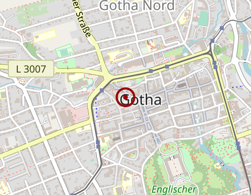 Karte: Suchtberatungsstelle, SiT- Suchthilfe in Thüringen gGmbH