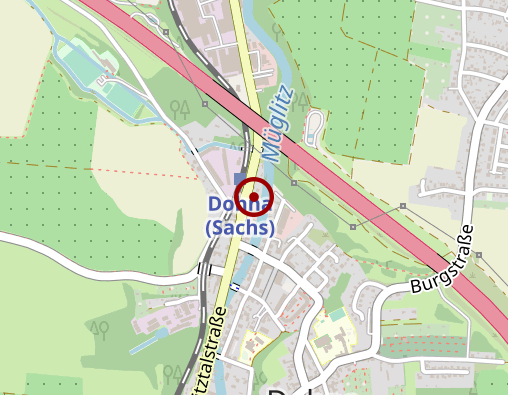 Karte: Philiacare Pflegeheim Dohna