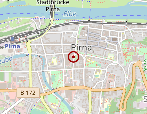 Karte: Caritas-Sozialstation Pirna