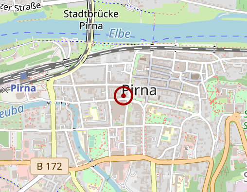 Karte: Johanniter-Unfall-Hilfe e. V. Pflegedienst Pirna