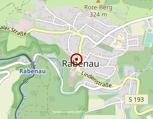 Karte: AVENTINUM Seniorenpflege GmbH, Altenpflegezentrum "Zur alten Linde"