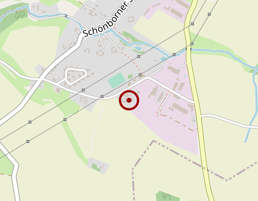 Karte: Verein für betreutes Wohnen Mittweida e.V. Soz.-therapeutische Wohnstätte