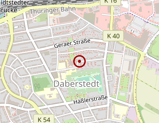 Karte: Landesverband der Gehörlosen Thüringen e.V., Mobile Beratungsstelle