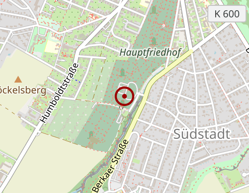 Karte: Bestattungsinstitut der Stadt Weimar