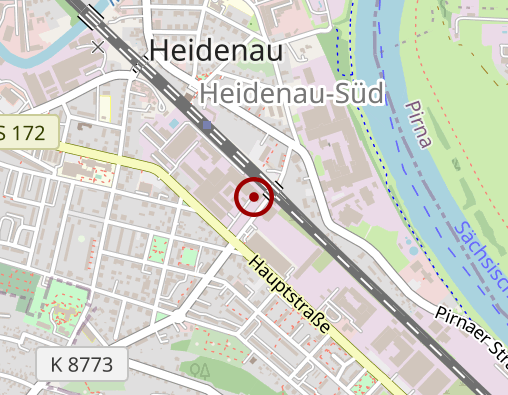 Karte: Werkstatt für behinderte Menschen, AWO SONNENSTEIN gGmbH