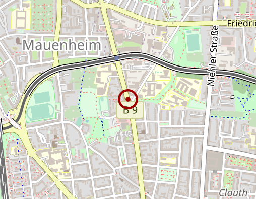 Karte: Zentrum für Betreuung und Pflege Phönix Köln-Nippes