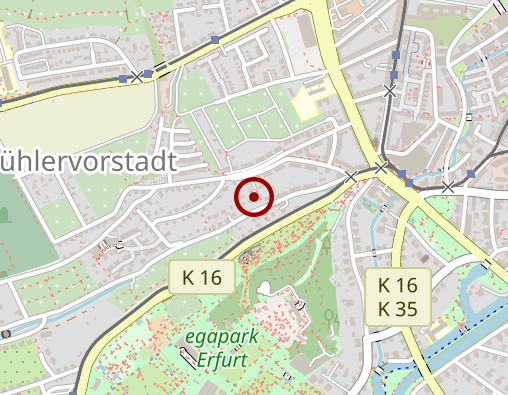 Karte: Erfurter Bestattungshaus Angelika Becher